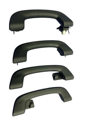 2019-2024 BMW X5 Black Front and Rear Interior Grab Bar Set (Used OEM)