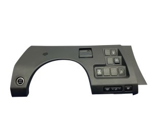 2022-2025 Nissan Frontier Charcoal (Black) Front Lower Knee Exterior Trim Panel with Start Stop Switch (Used OEM)