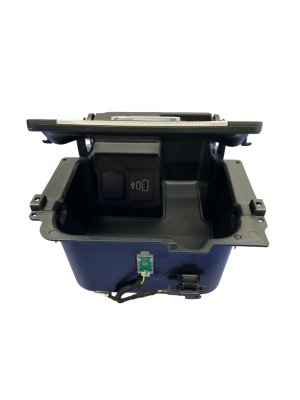 2025 Ford Explorer Center Console Storage Compartment with USB Ports and Accessory Outlet - Front (Used OEM)