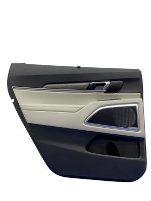 2020-2022 Kia Telluride Gray Door Interior Trim Panel - Rear, Left (Driver) (Used OEM)