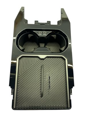 2024-2025 BMW M5 Center Console Storage Tray and Cup Holder with Ambient Light and Dual USB-C Ports (Used OEM)