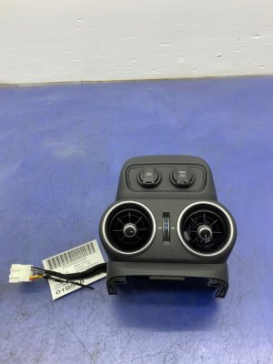 2018-2023 Kia Stinger Black Center Console A/C Vent Trim - Rear (Used OEM)