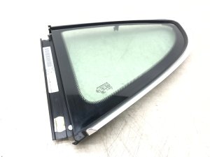 2017-2025 Porsche 718 Cayman Chrome Quarter Glass with Chrome Moulding - Rear, Left (Driver) (Used OEM)