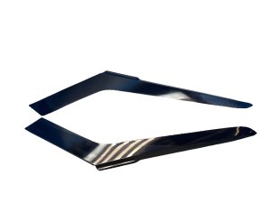 2022-2025 Mitsubishi Outlander Black Outer Quarter Molding Garnish Set - Rear (Used OEM)