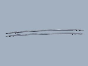 2025-2026 Buick Enclave Panoramic Roof Rail Luggage Rack Set (Used OEM)