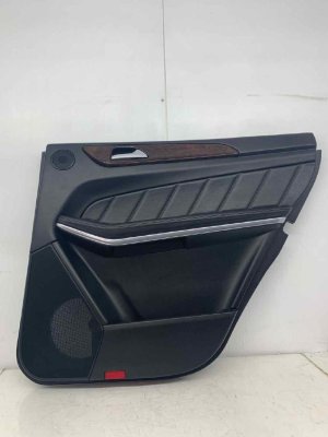 2013-2016 Mercedes-Benz GL550 Black Door Interior Trim Panel Assembly - Rear, Right (Passenger) (Used OEM)