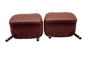  Mazda Mazda3 Red Seat Leather Headrest Pair - Front, Right (Passenger) (Used OEM)