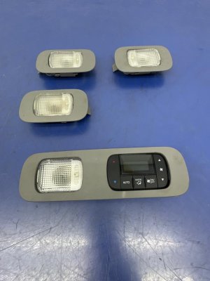 2018-2026 Honda Odyssey Overhead Console with Dome Light and Climate Control Switch (Used OEM)