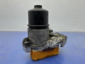 2017-2020 Jaguar F-Pace Engine Oil Filter Housing and Oil Cooler (Used OEM)