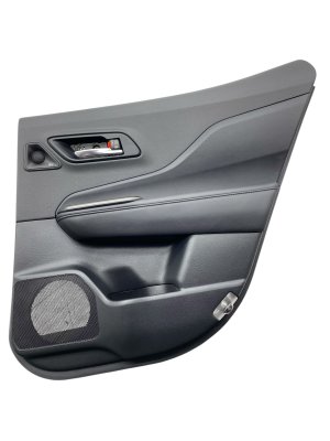 2023-2025 Toyota Crown Black Door Interior Trim Panel with JBL Audio and Illuminated Entry - Rear, Right (Passenger) (Used OEM)