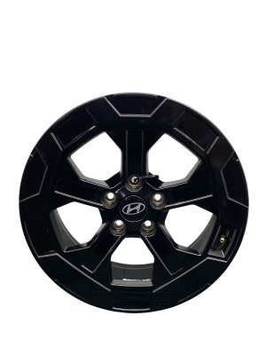2024-2026 Hyundai Santa Fe Black 18-inch Painted Black Alloy Wheel (Used OEM)