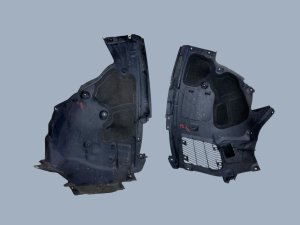 2020-2022 BMW M760i xDrive Forward and Rearward Fender Liner Splash Shield Set - Front, Left (Driver) (Used OEM)