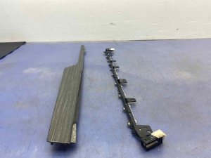 2022-2024 Jeep Wagoneer Door Wood Grain Trim Applique with LED Signal Lamp - Rear, Right (Passenger) (Used OEM)