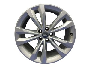 2017-2019 Audi Q7 19x8.5 5 V-Spoke Silver Painted Alloy Wheel (Used OEM)