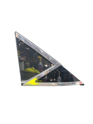 2023-2025 Genesis GV60 Quarter Glass Window with Trim Molding - Rear, Left (Driver) (Used OEM)