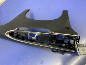 2022-2025 Genesis GV70 Black Dash Bezel Trim Panel - Front, Right (Passenger) (Used OEM)