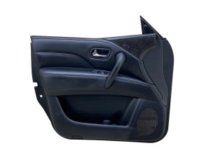 2018-2021 INFINITI QX80 Black Door Interior Trim Panel with Technology Package - Front, Left (Driver) (Used OEM)