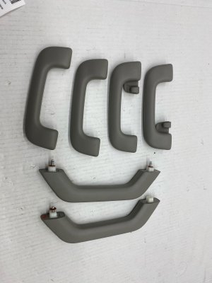 2024-2025 Kia EV9 Gray Interior Roof and B-Pillar Grab Handle Set (Used OEM)