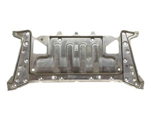 2022-2024 Audi e-tron GT Lower Skid Plate Suspension Crossmember Reinforcement Plate - Front (Used OEM)