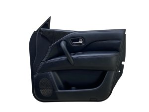 2018-2024 INFINITI QX80 Black Door Interior Trim Panel with Technology Package - Front, Right (Passenger) (Used OEM)
