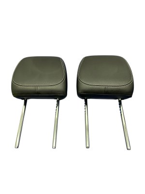 2018-2024 Chrysler Pacifica Black Seat Leather Headrest Set - Front, Right (Passenger) (Used OEM)