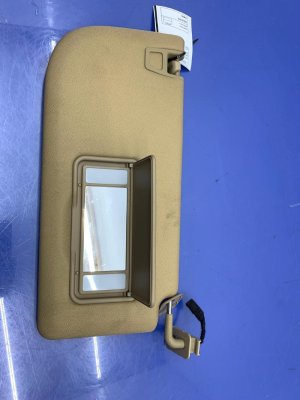 2015-2017 Ford F-150 Tan Illuminated Sun Visor - Right (Passenger) (Used OEM)