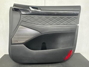 2020-2022 Hyundai Palisade Black Door Interior Trim Panel Assembly - Front, Right (Passenger) (Used OEM)