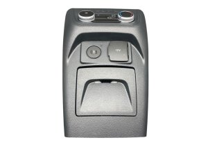 2025-2026 Ford Police Interceptor Utility Center Console Trim Cover with Climate Control Panel - Rear (Used OEM)