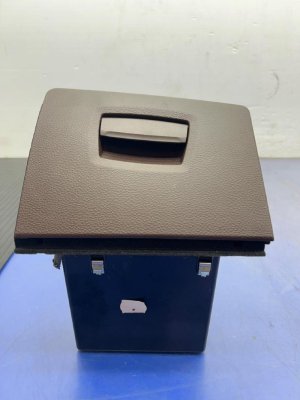 2011-2016 BMW 528i Brown Dashboard Storage Compartment Glove Box - Front (Used OEM)