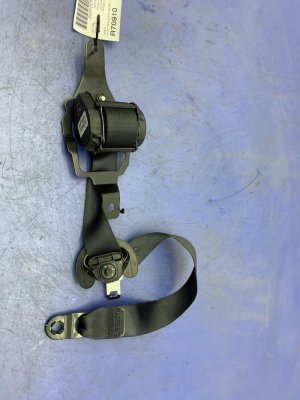 2015-2019 BMW X6 Black Seat Belt Assembly - Rear, Left (Driver) (Used OEM)