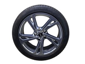 2022-2024 Audi e-tron GT Silver 20x9 5-Spoke Silver Alloy Wheel - Front (Used OEM)