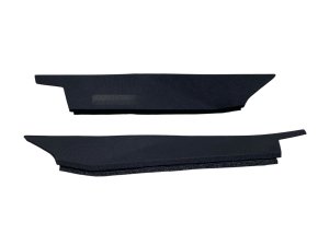 2024-2025 Tesla Cybertruck Black Dash Quarter Exterior Trim Panel Cover Set (Used OEM)