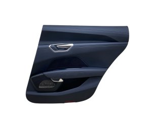 2021-2025 Audi e-tron GT Black Door Interior Trim Panel - Rear, Right (Passenger) (Used OEM)