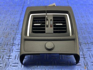 2014-2021 BMW M2 Console Trim Panel with Air Vents and Power Outlet - Rear (Used OEM)
