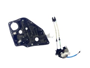 2022-2023 Kia Stinger Door Window Regulator Carrier with Motor and Latch - Rear, Left (Driver) (Used OEM)