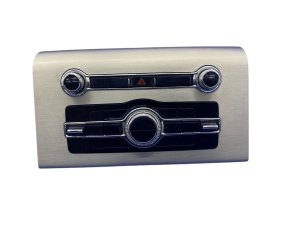 2020-2024 Lincoln Aviator Silver Center Dash Temperature and Climate Control Panel - Front (Used OEM)