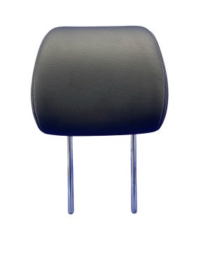 2022-2025 Genesis GV70 Black Seat Leather Headrest - Front, Left (Driver) (Used OEM)
