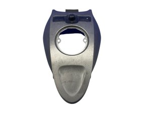2004-2008 Lamborghini Gallardo Gray Front Center Console Trim Cover with Door Mirror Switch (Used OEM)