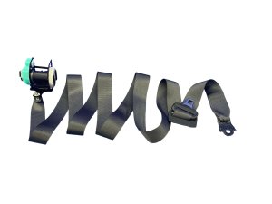 2015-2021 Subaru WRX Black Center Seat Belt Assembly - Rear, Right (Passenger) (Used OEM)
