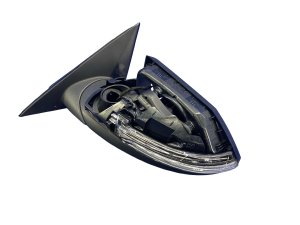 2021-2025 Hyundai Elantra Abyss Black Pearl Power Heated Blind Spot Signal Door/Side View Mirror - Front, Left (Driver) (Used OEM)