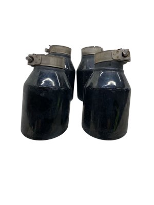 2015-2018 Porsche Macan Black AWE Tuning 102mm Exhaust Tip Set (Used OEM)