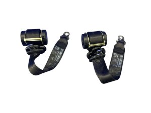 2005-2012 Porsche 911 Black Seat Belt Retractor Assembly Set - Rear, Left (Driver) (Used OEM)