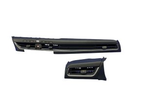 2025 Kia K4 Black Center Dash Air Vent Trim and Radio Panel - Front (Used OEM)
