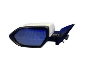 2024-2025 Hyundai Kona White Power Heated Blind Spot Signal Camera Door/Side View Mirror - Front, Left (Driver) (Used OEM)