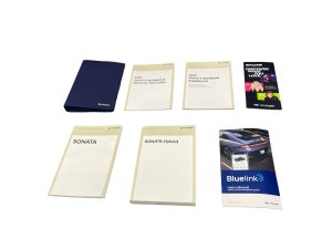 2024-2026 Hyundai Sonata Blue Owners Manual Book and Booklet Set with Case (Used OEM)