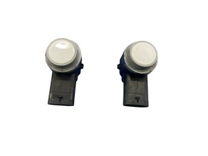 2008-2015 Audi Q7 White Bumper Parking Assist Sensor Set - Rear (Used OEM)