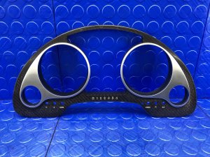 2004-2014 Lamborghini Gallardo Black Speedometer Instrument Cluster Bezel Trim (Used OEM)