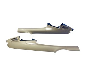 2005-2012 Porsche 911 Beige C-Pillar Trim Cover Panel Set - Rear (Used OEM)