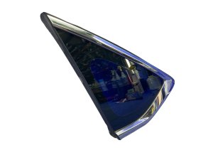 2021-2024 Genesis G80 Chrome Quarter Window Glass with Chrome Trim - Rear, Left (Driver) (Used OEM)