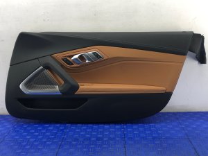 2019-2025 BMW Z4 Tan Door Interior Trim Panel - Front, Right (Passenger) (Used OEM)